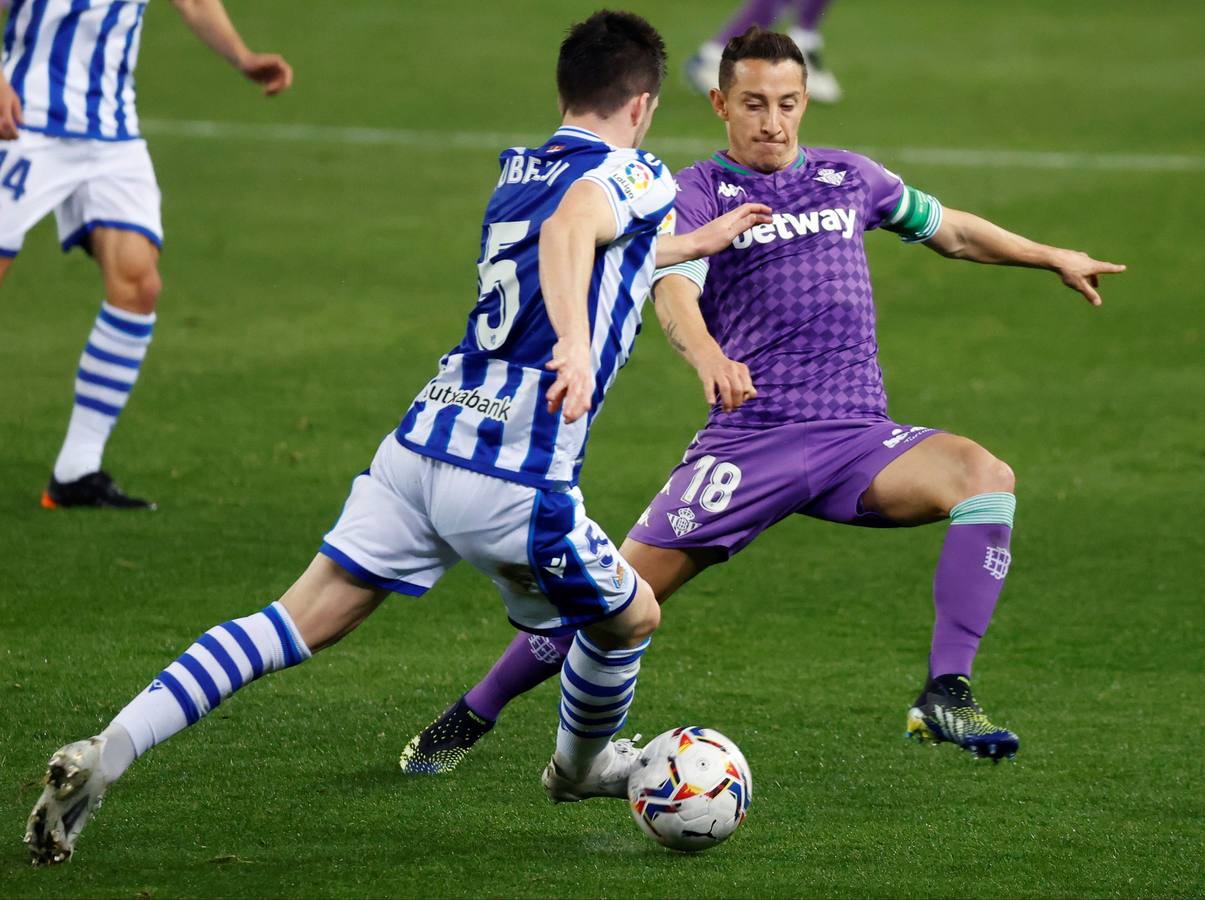 Partido disputado entre la Real Sociedad y el Real Betis