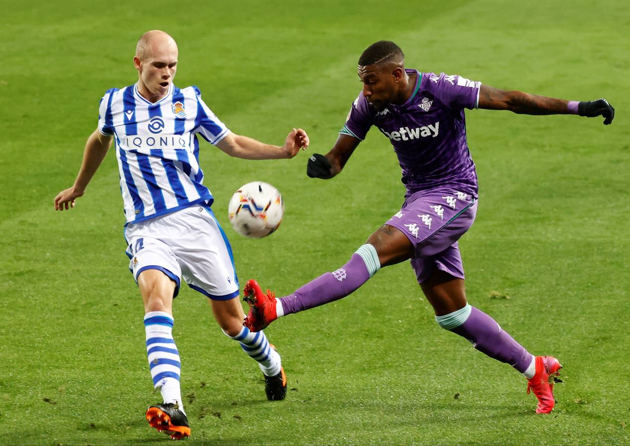 Partido disputado entre la Real Sociedad y el Real Betis