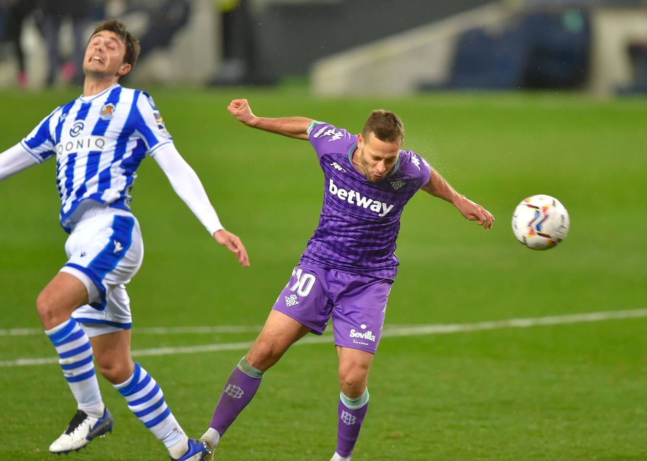 Partido disputado entre la Real Sociedad y el Real Betis