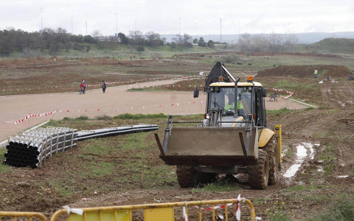 Los trabajos del Parque de Levante, en imágenes