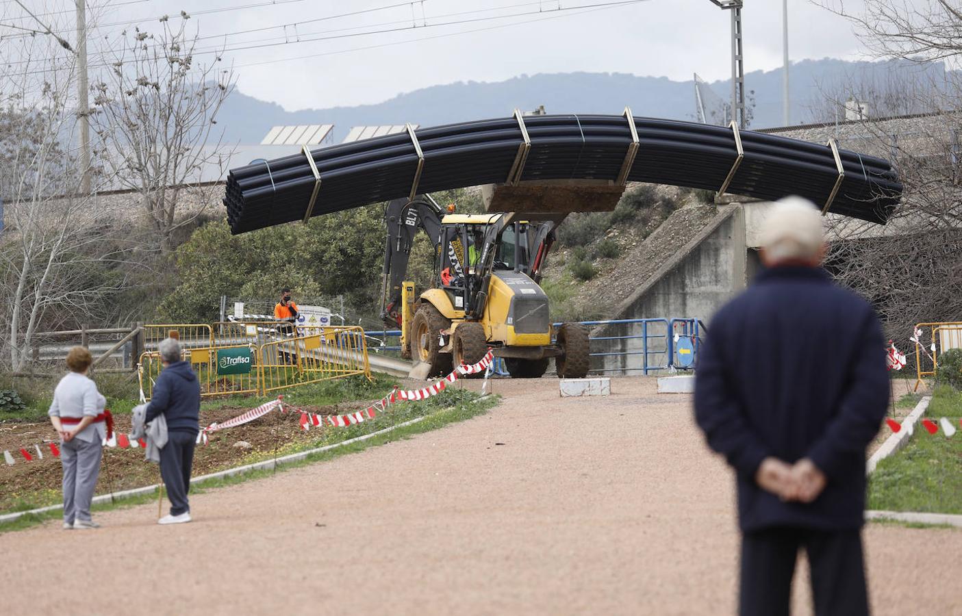 Los trabajos del Parque de Levante, en imágenes