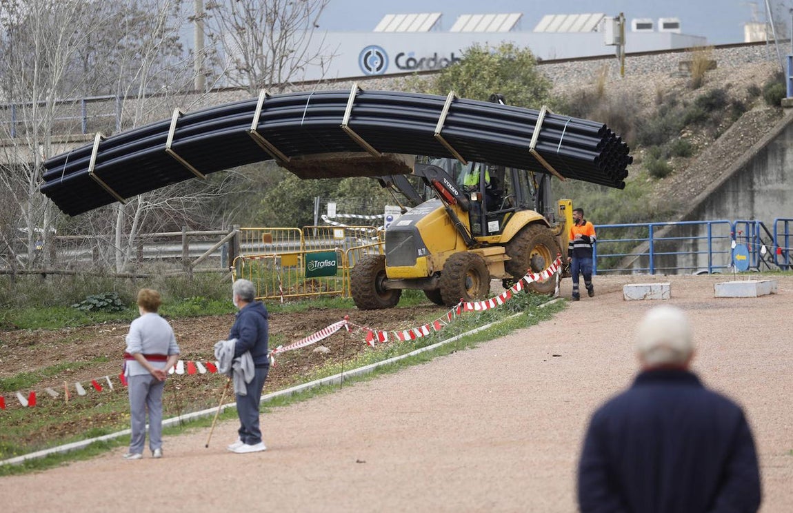 Los trabajos del Parque de Levante, en imágenes