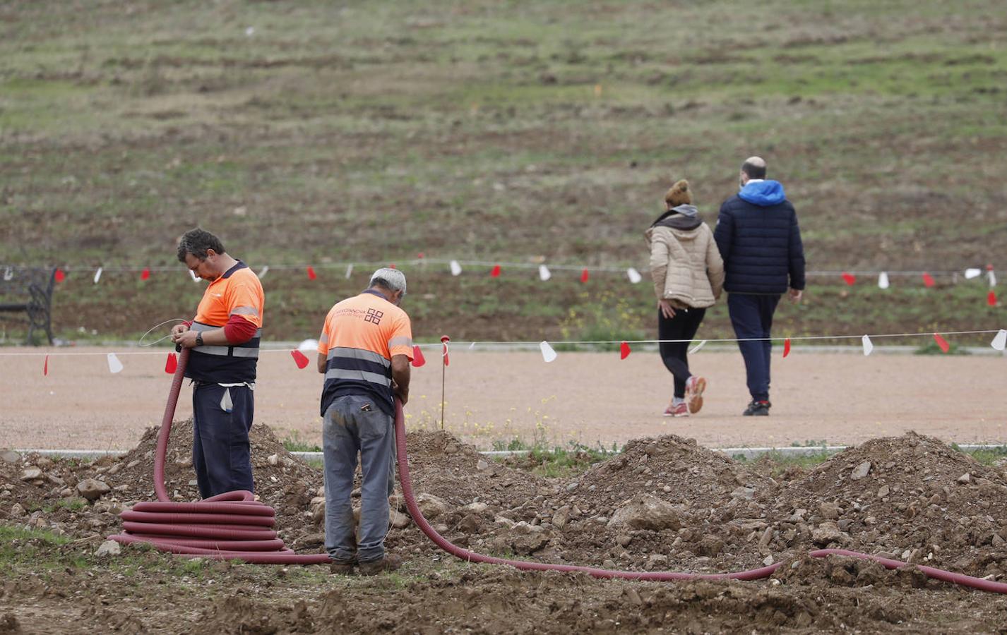 Los trabajos del Parque de Levante, en imágenes