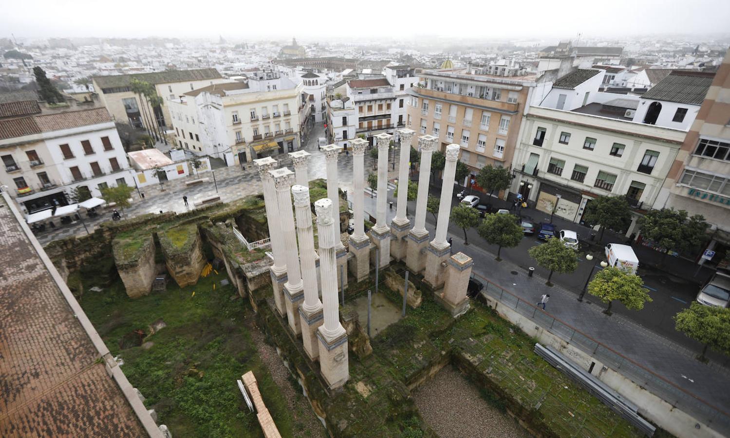 El abandono del Templo Romano, en imágenes