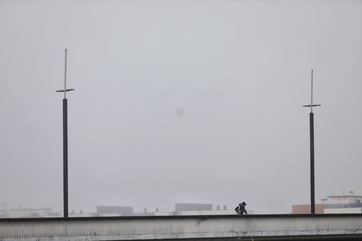 En imágenes, la mañana de niebla en Córdoba