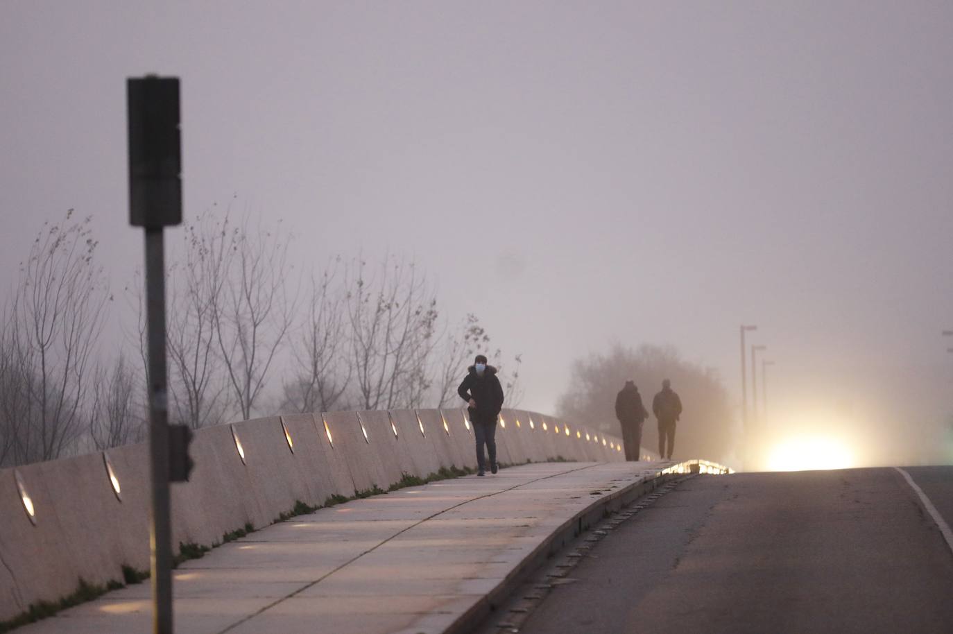 En imágenes, la mañana de niebla en Córdoba