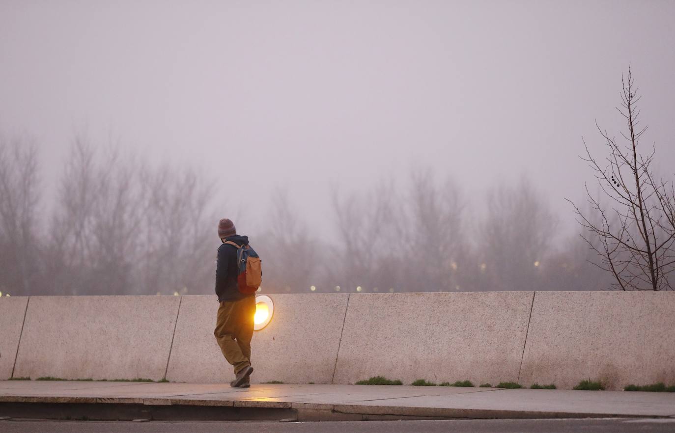 En imágenes, la mañana de niebla en Córdoba