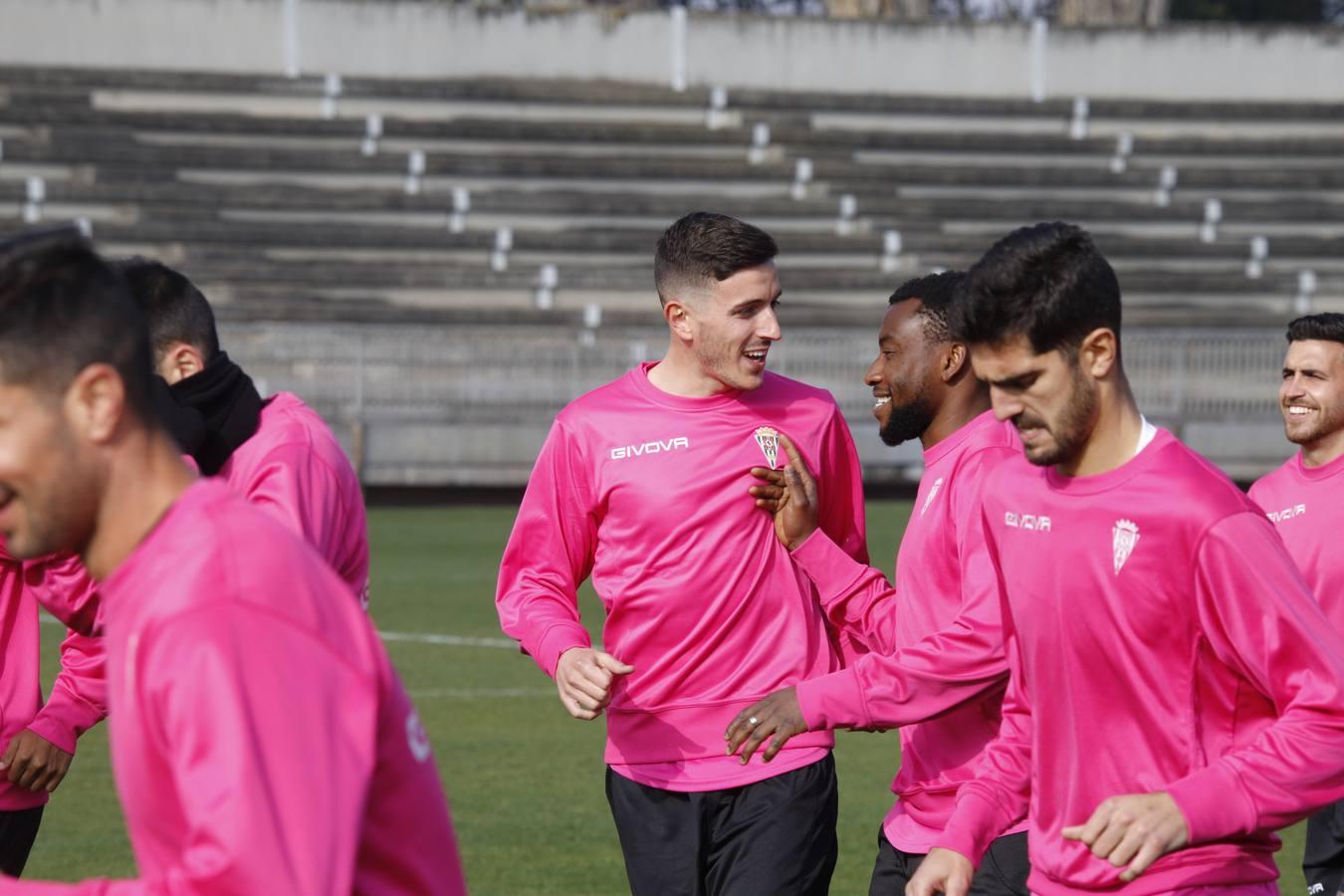 El primer entrenamiento de Alberto Ródenas con el Córdoba CF, en imágenes