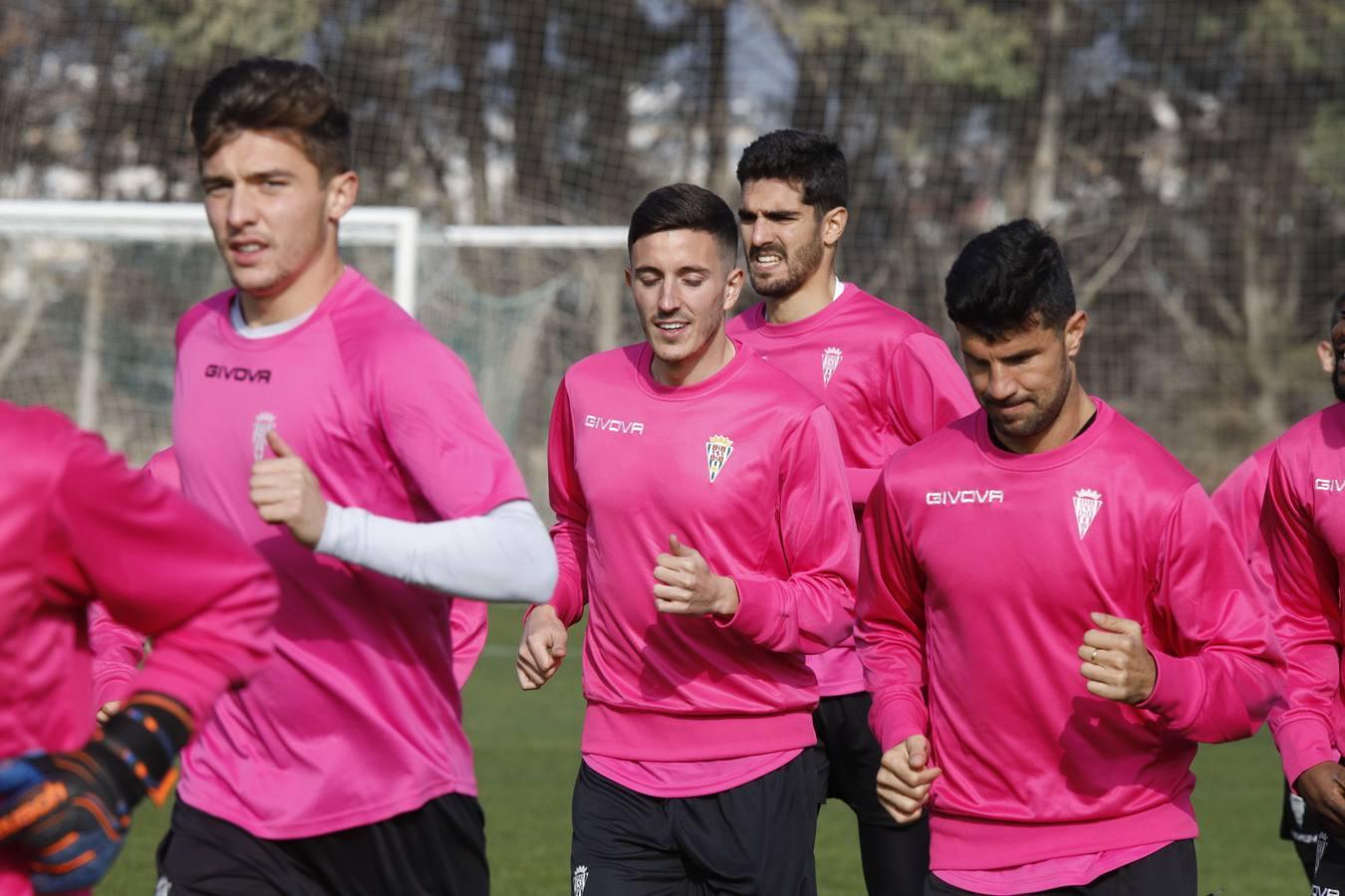 El primer entrenamiento de Alberto Ródenas con el Córdoba CF, en imágenes