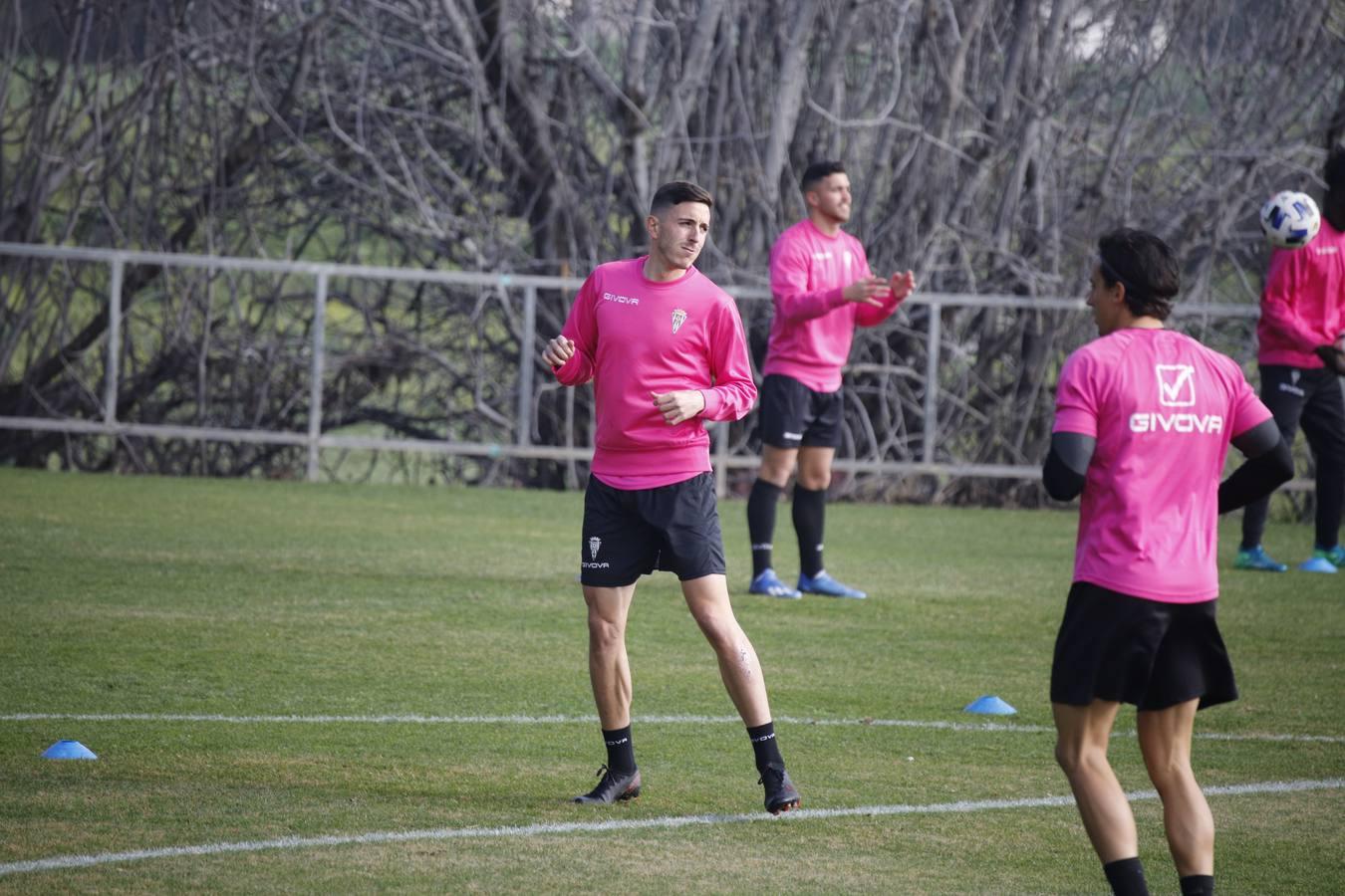 El primer entrenamiento de Alberto Ródenas con el Córdoba CF, en imágenes