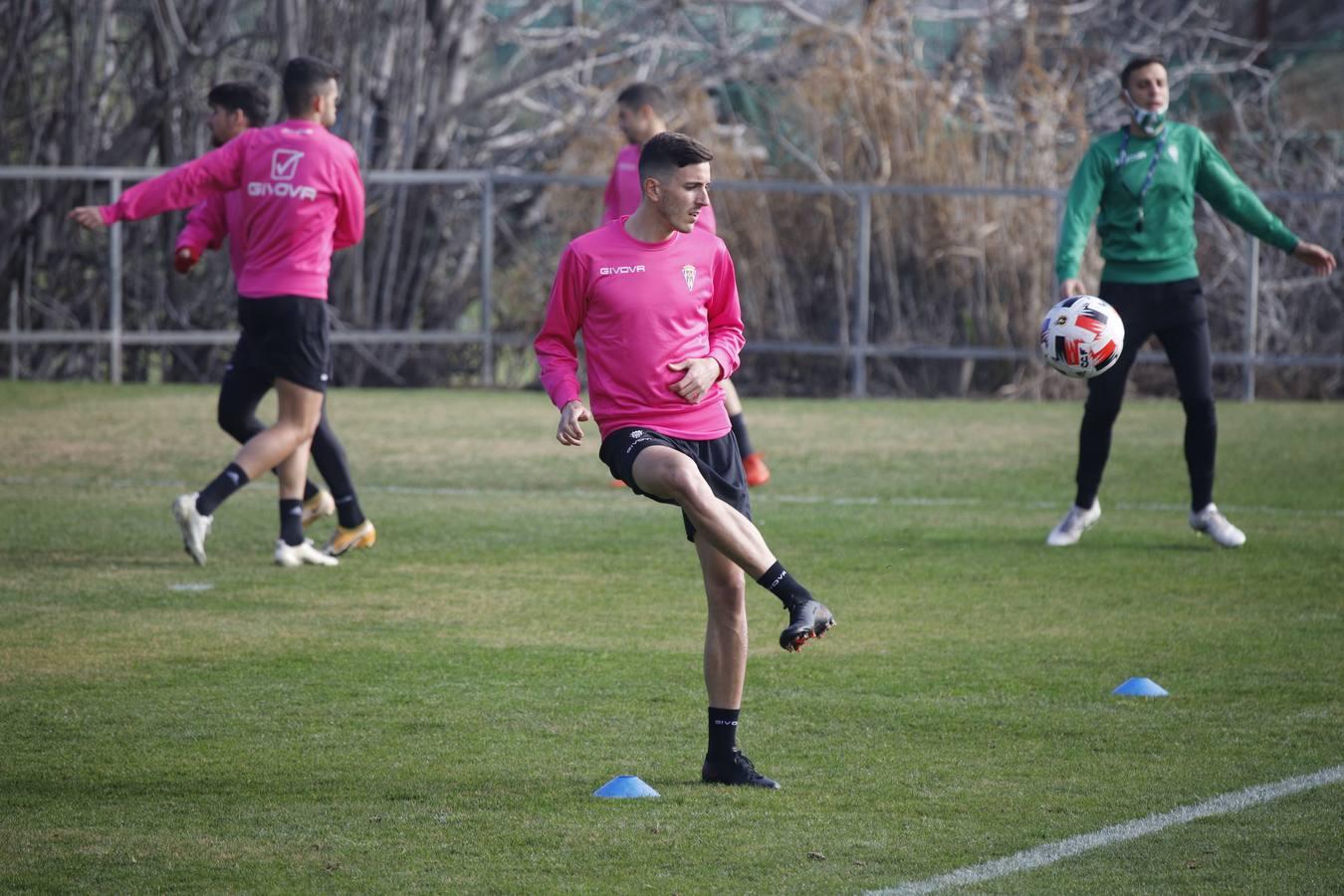 El primer entrenamiento de Alberto Ródenas con el Córdoba CF, en imágenes