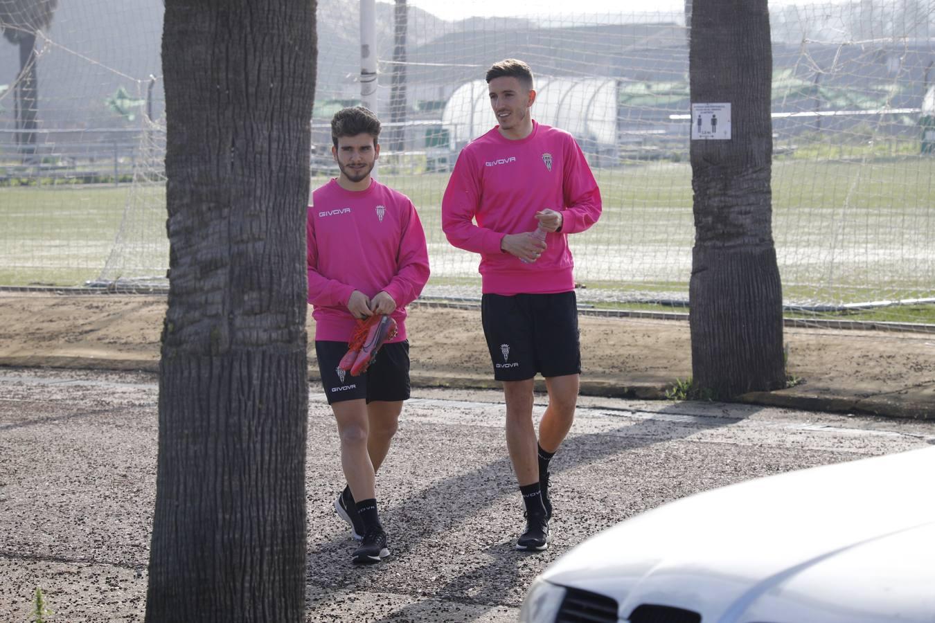 El primer entrenamiento de Alberto Ródenas con el Córdoba CF, en imágenes