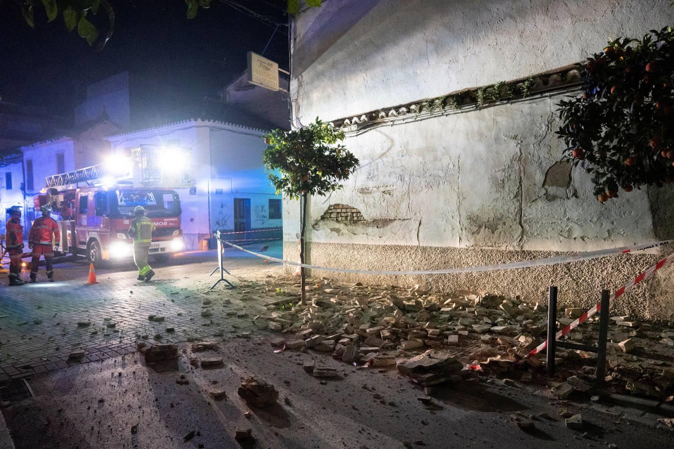 En imágenes, otra noche temblando en Granada por los terremotos