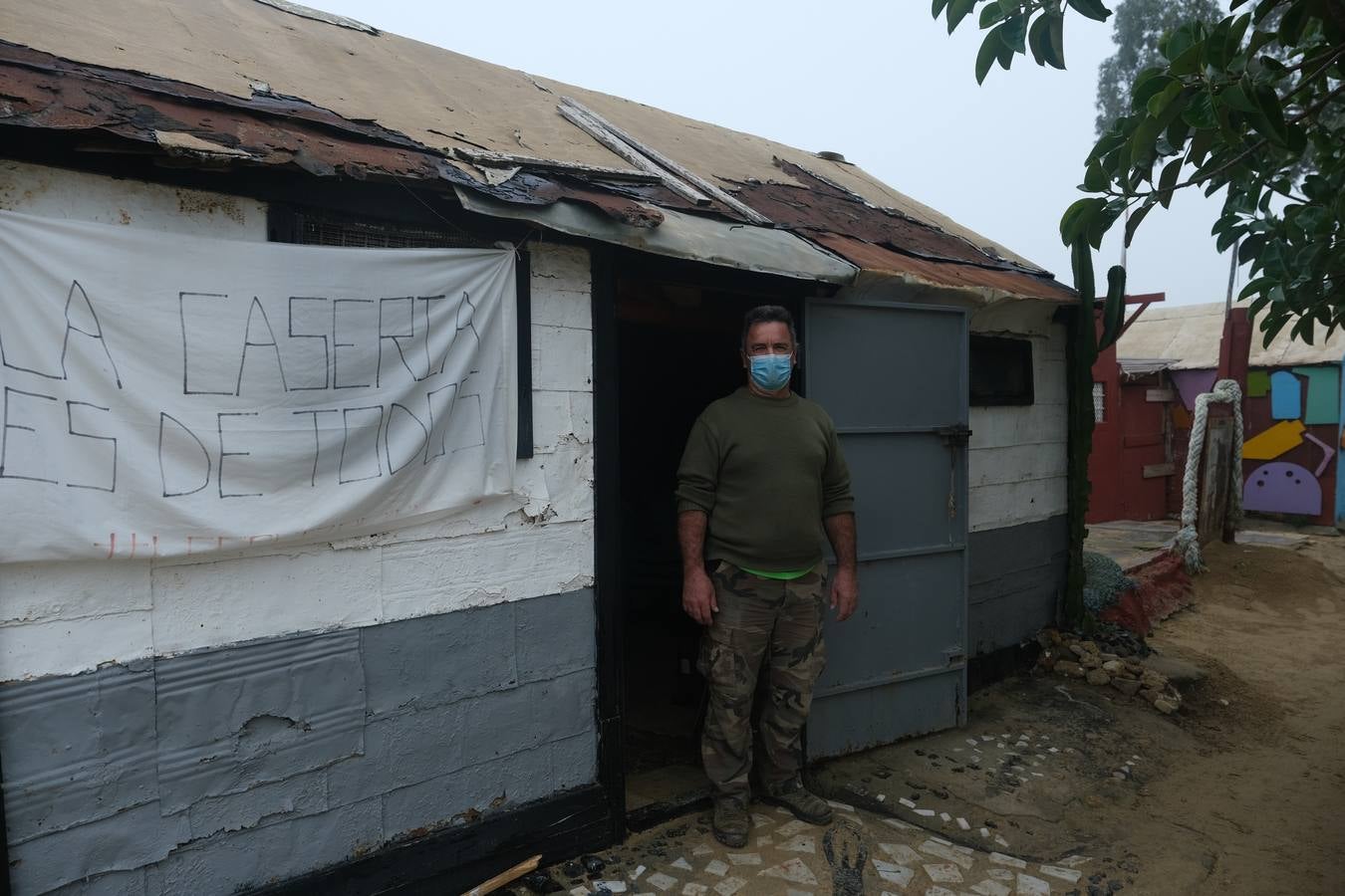 FOTOS: La Casería, el desahucio de «la casa de todos»