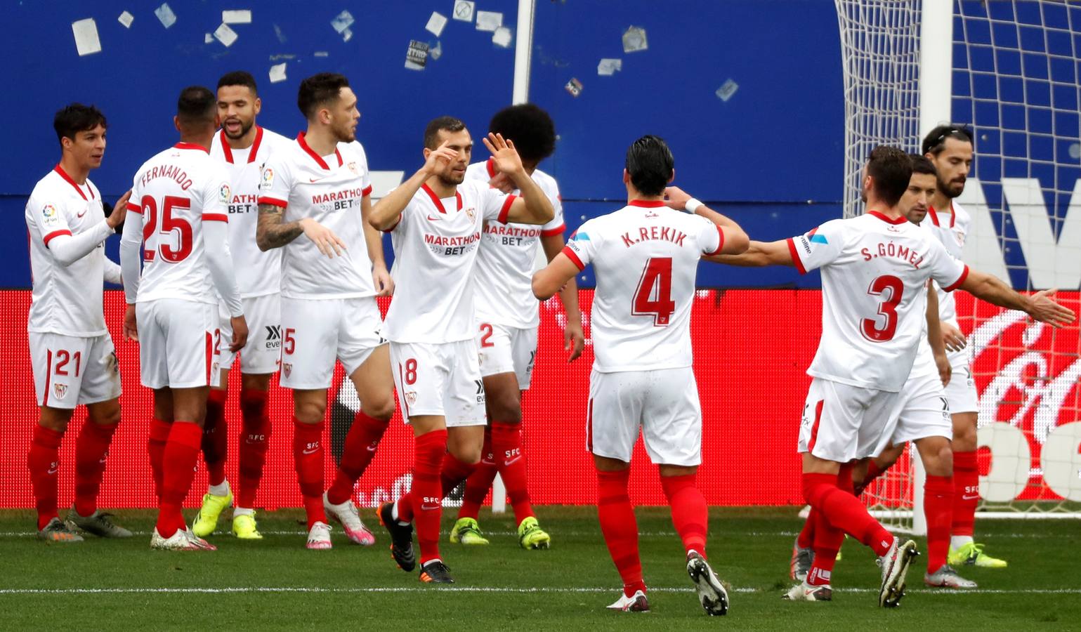 Partido Eibar-Sevilla de LaLiga Santander