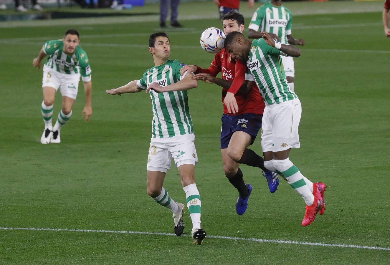 Las mejores imágenes del partido entre  Betis y Osasuna