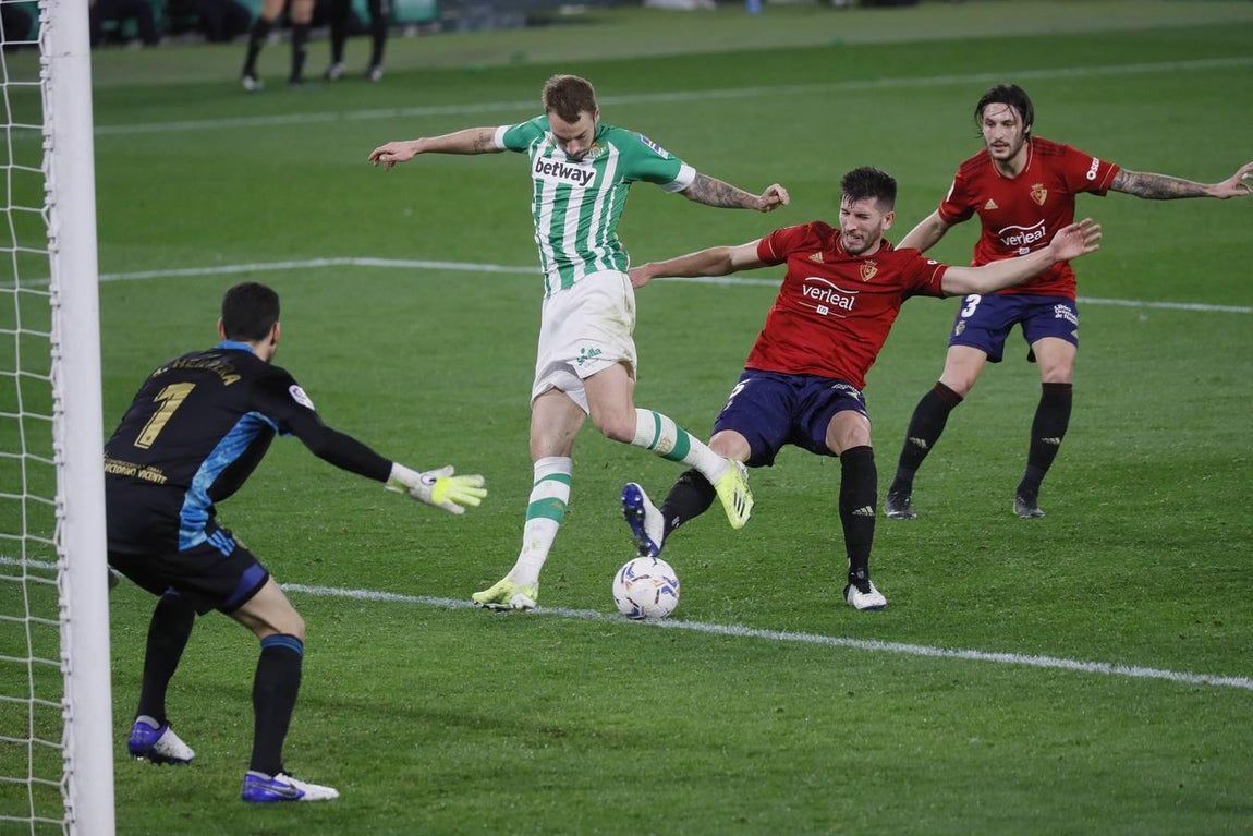 Las mejores imágenes del partido entre  Betis y Osasuna