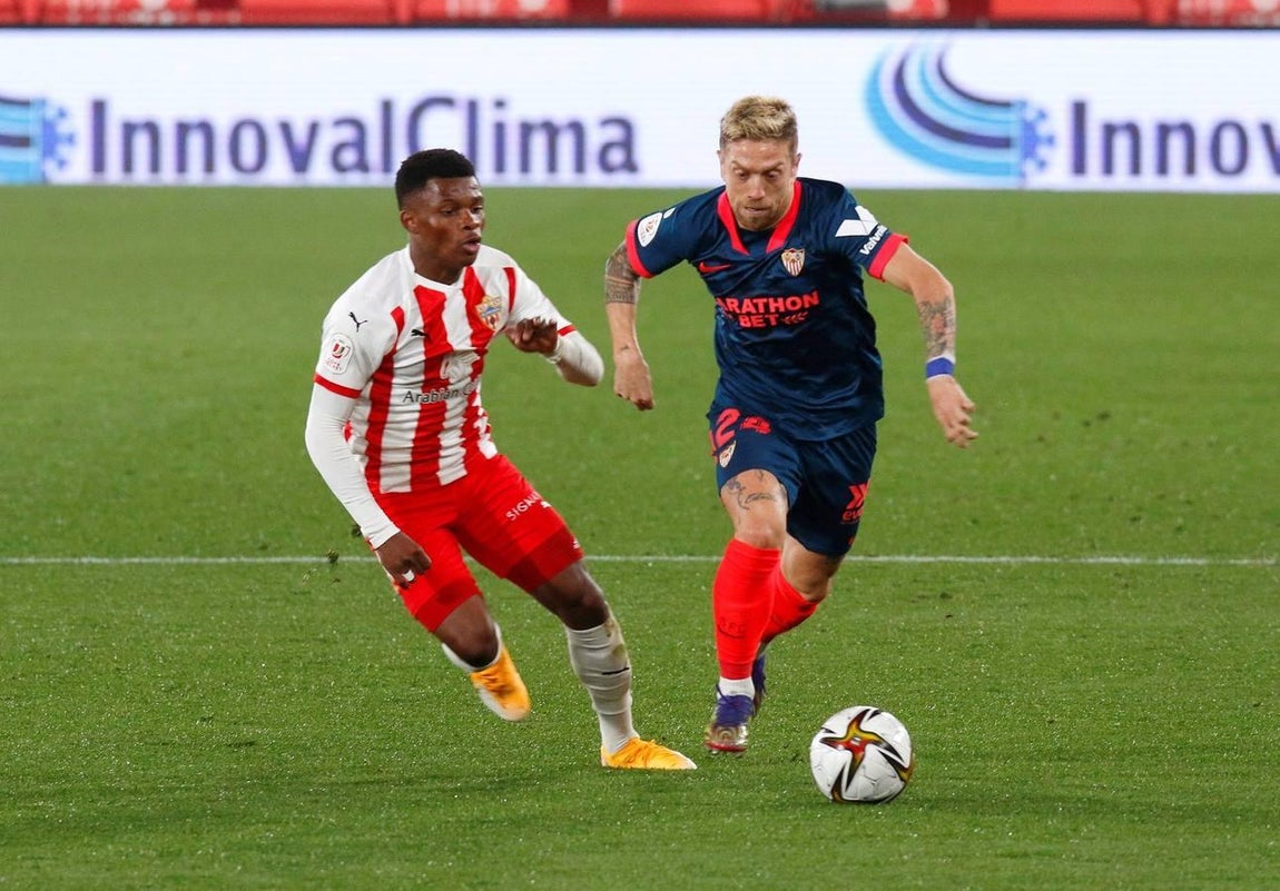 Las mejores imágenes del partido entre el Almería y el Sevilla F.C.