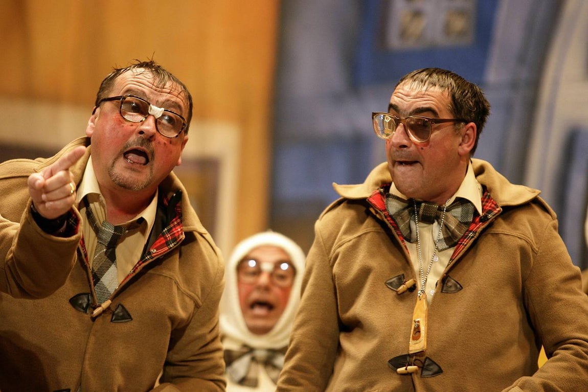 'Los gafas', con el Love y el Cabra