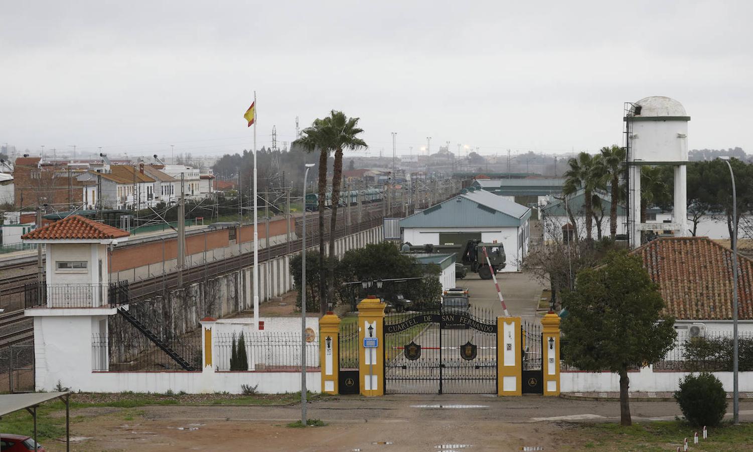 Los terrenos de la futura base logística del Ejército de Tierra en Córdoba, en imágenes