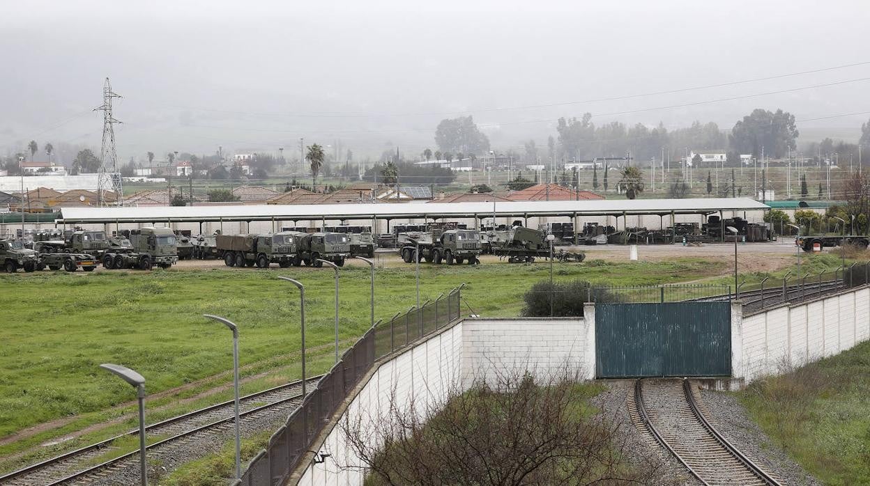 Los terrenos de la futura base logística del Ejército de Tierra en Córdoba, en imágenes