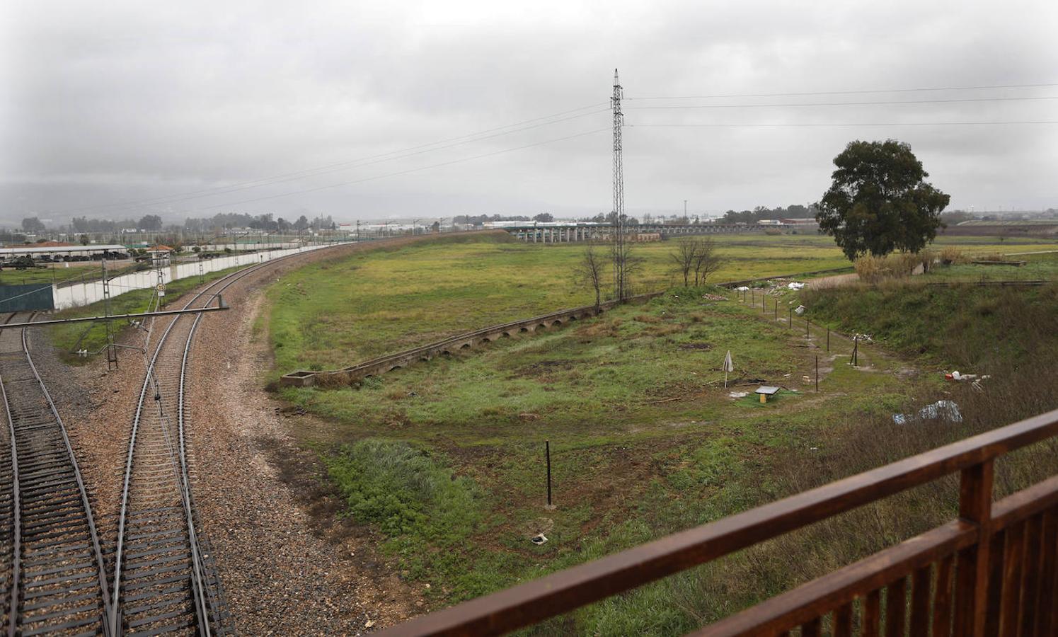 Los terrenos de la futura base logística del Ejército de Tierra en Córdoba, en imágenes