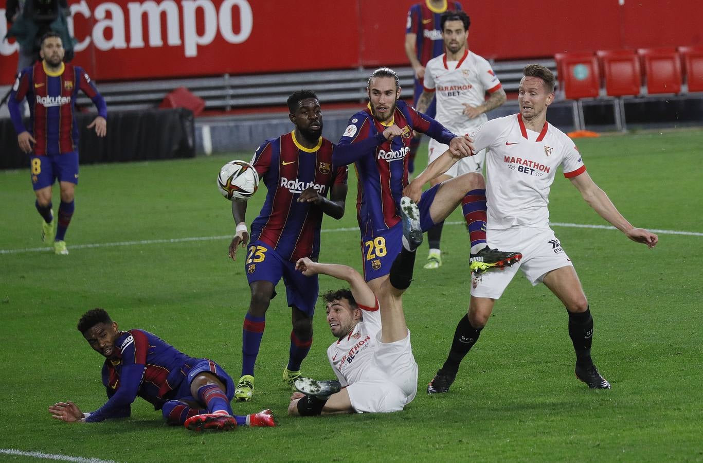 Fotogalería: Las mejores imágenes del Sevilla-Barcelona