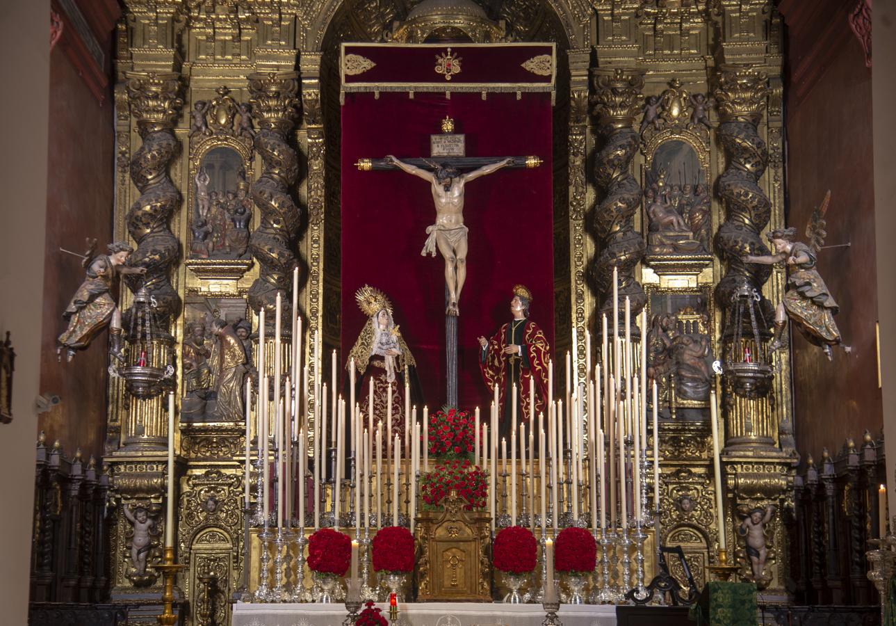 Altar de quinario del Cristo de las Siete Palabras