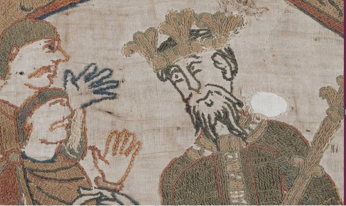 Versión digital. No es posible visitar en la actualidad este legendario paño debido a las restricciones derivadas por la pandemia del coronavirus. Sin embargo, se puede visitar desde casa, gracias a la puesta en marcha de una versión digital en línea. Las imágenes cuentan con tanta resolución que es posible ver las fibras de cada puntada cuando hace zoom. Está disponible en la página web del museo: <a href="http://www.bayeuxmuseum.com">www.bayeuxmuseum.com</a>