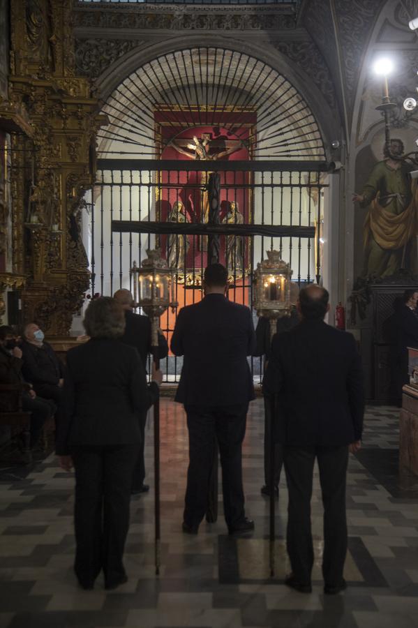 El vía crucis del Calvario