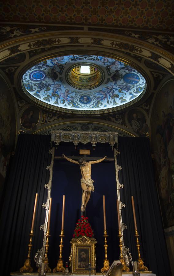 El altar de Cuaresma del Cristo de la Fundación de los Negritos