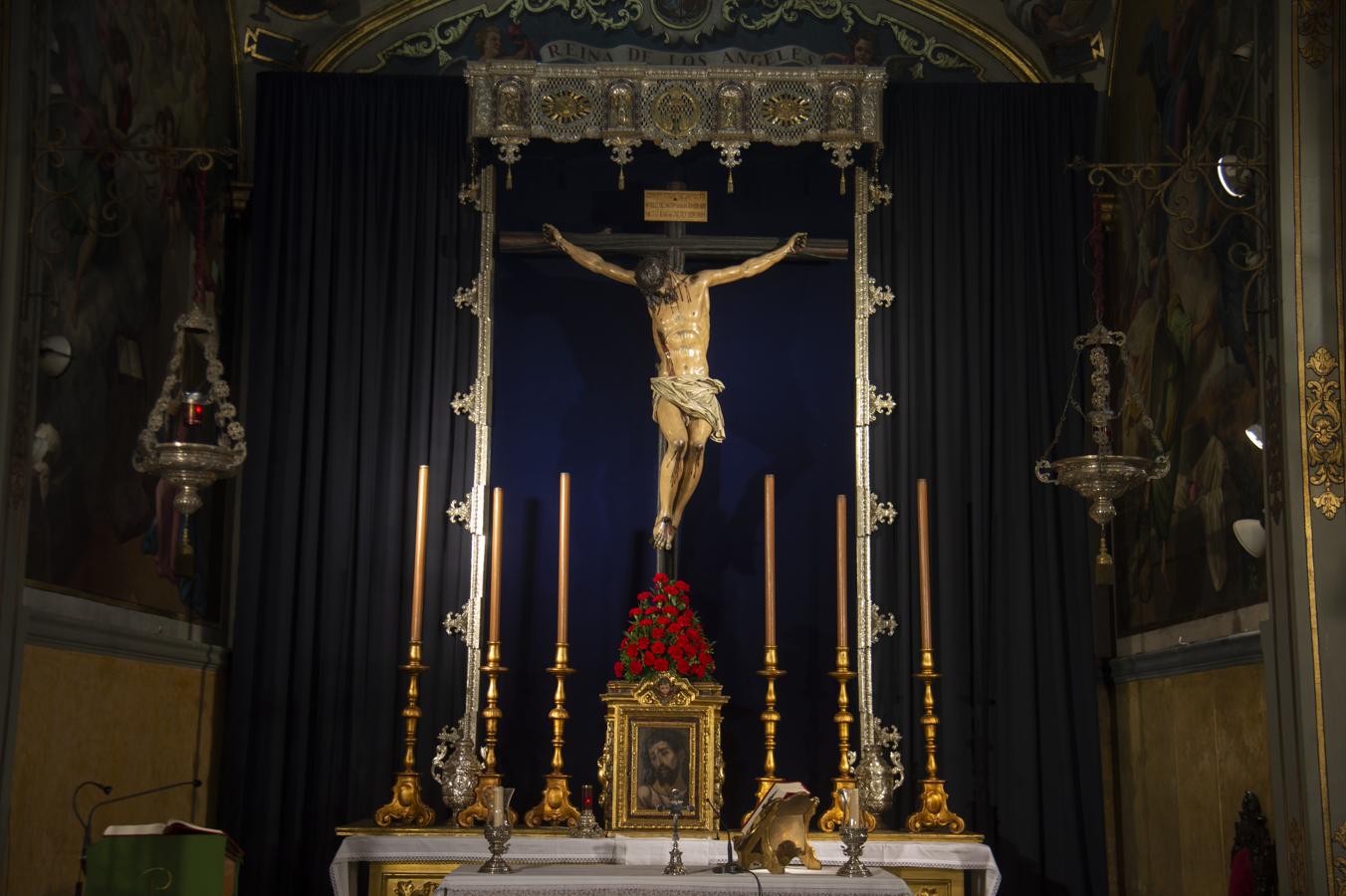 El altar de Cuaresma del Cristo de la Fundación de los Negritos