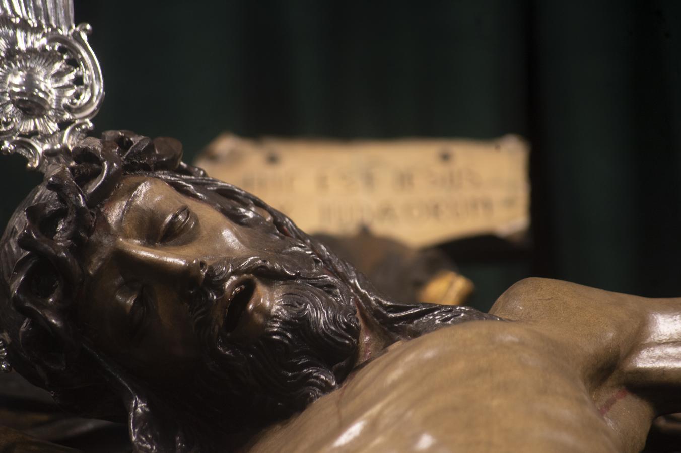 El altar de cultos del Cristo de la Vera Cruz