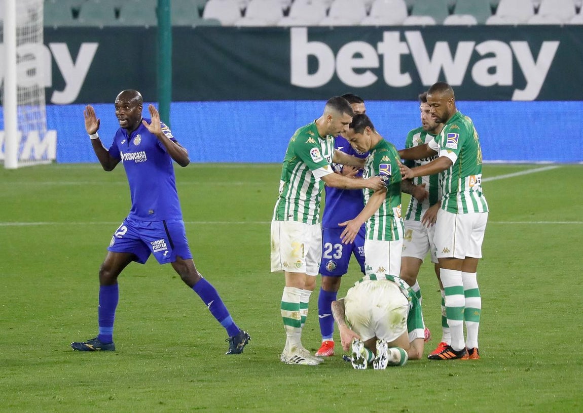 Las mejores imágenes del partido entre el Betis y el Getafe