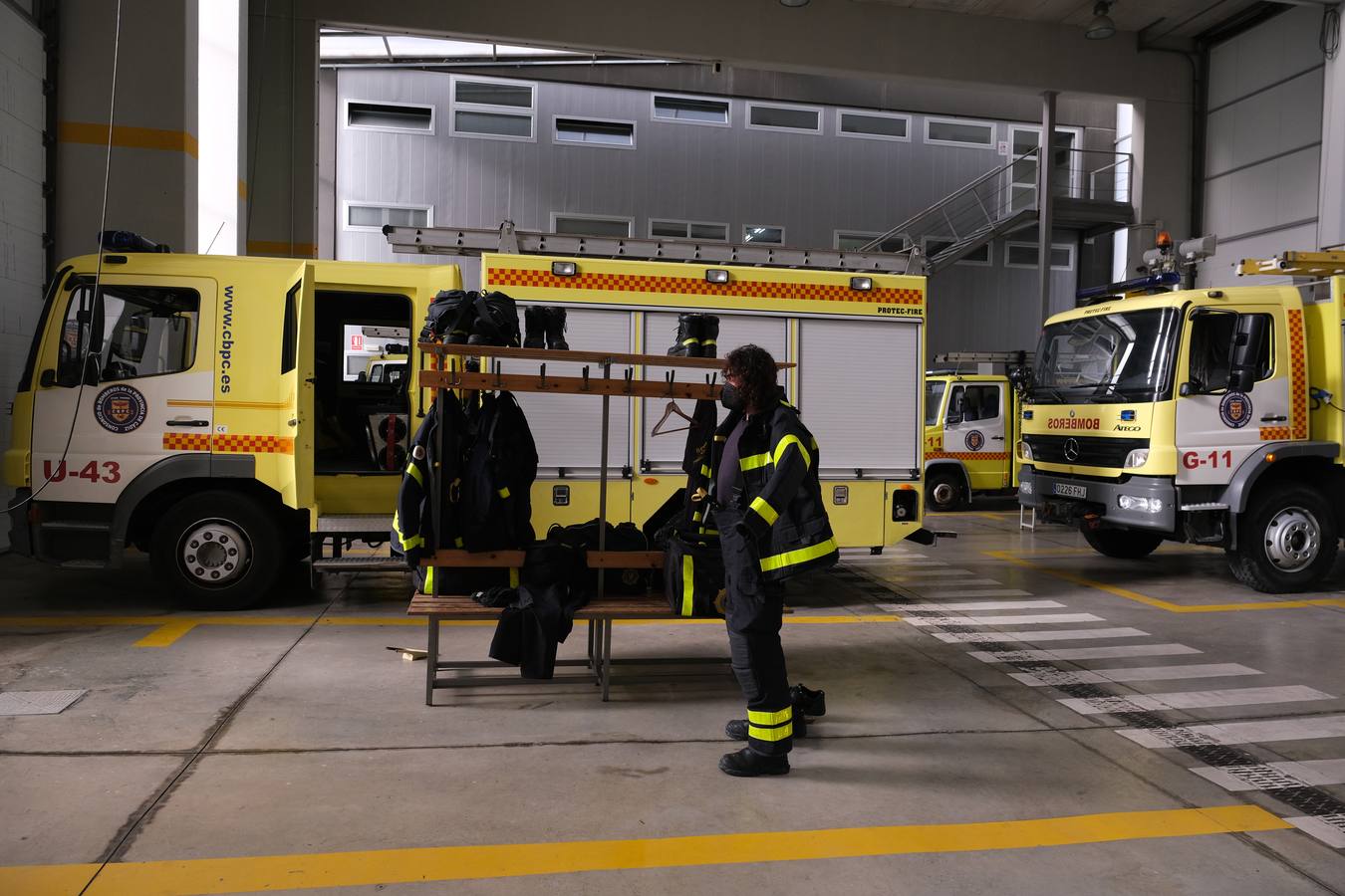 FOTOS: Bomberos del Consorcio Provincial en el parque de Cádiz