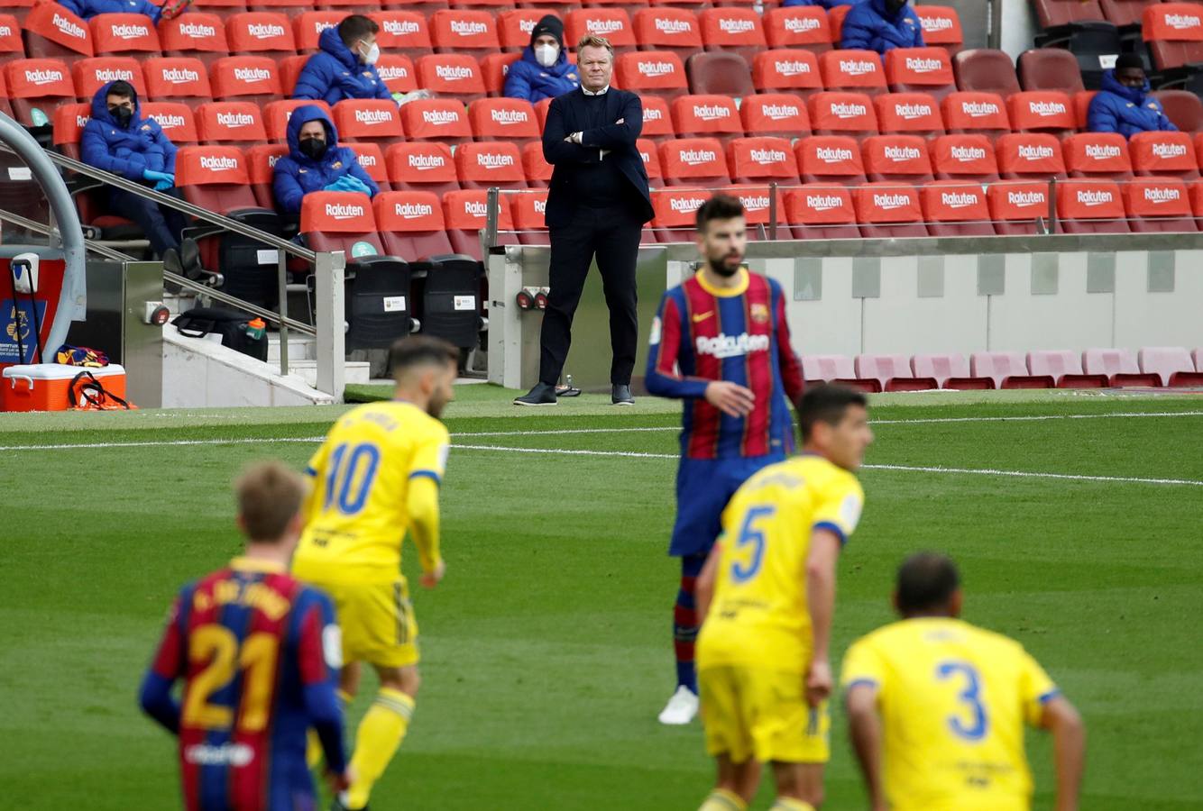 FOTOS: Las imágenes del empate del Cádiz en Barcelona