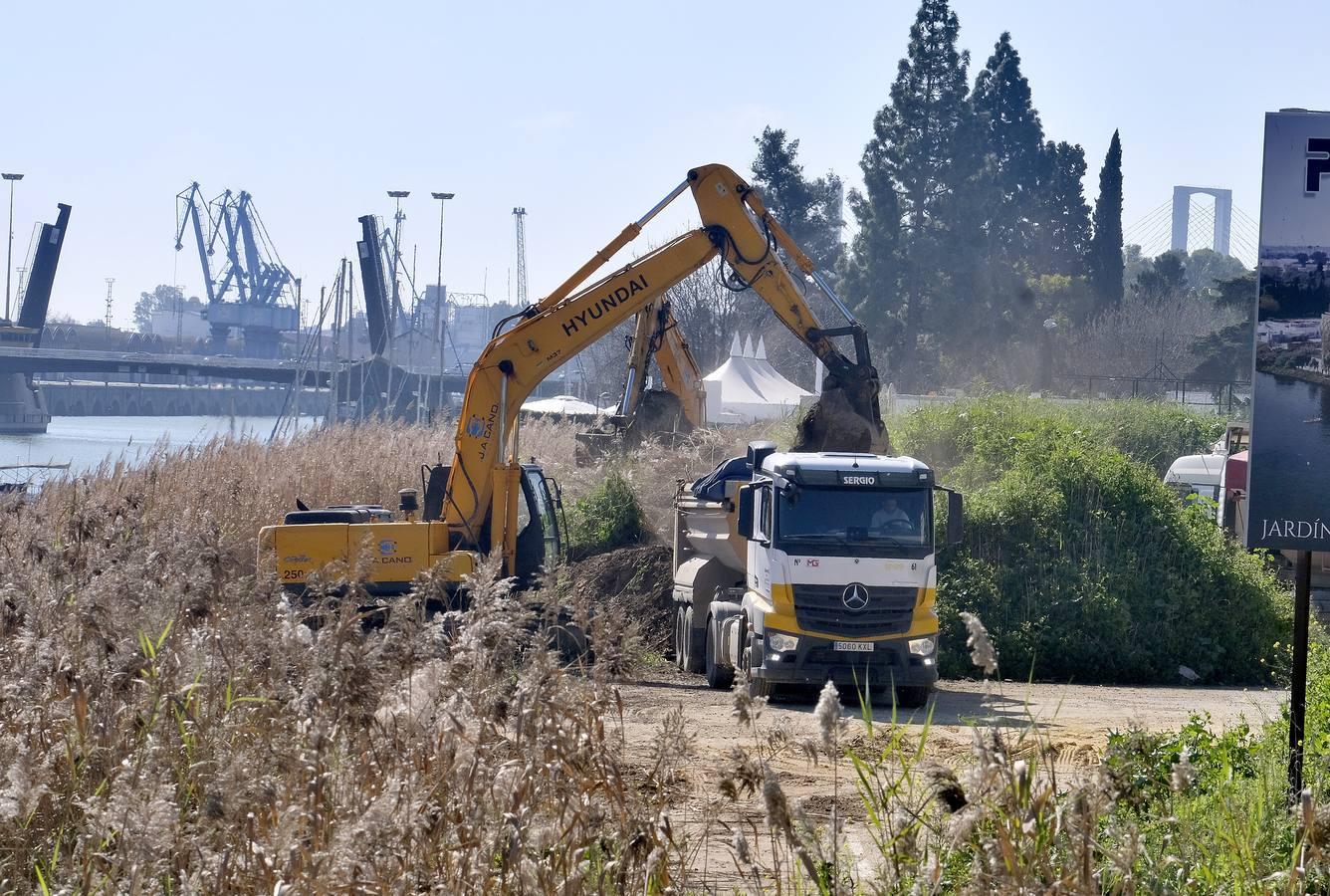 Comienzan las obras del Jardín de las Cigarreras y del quiosco de las Delicias