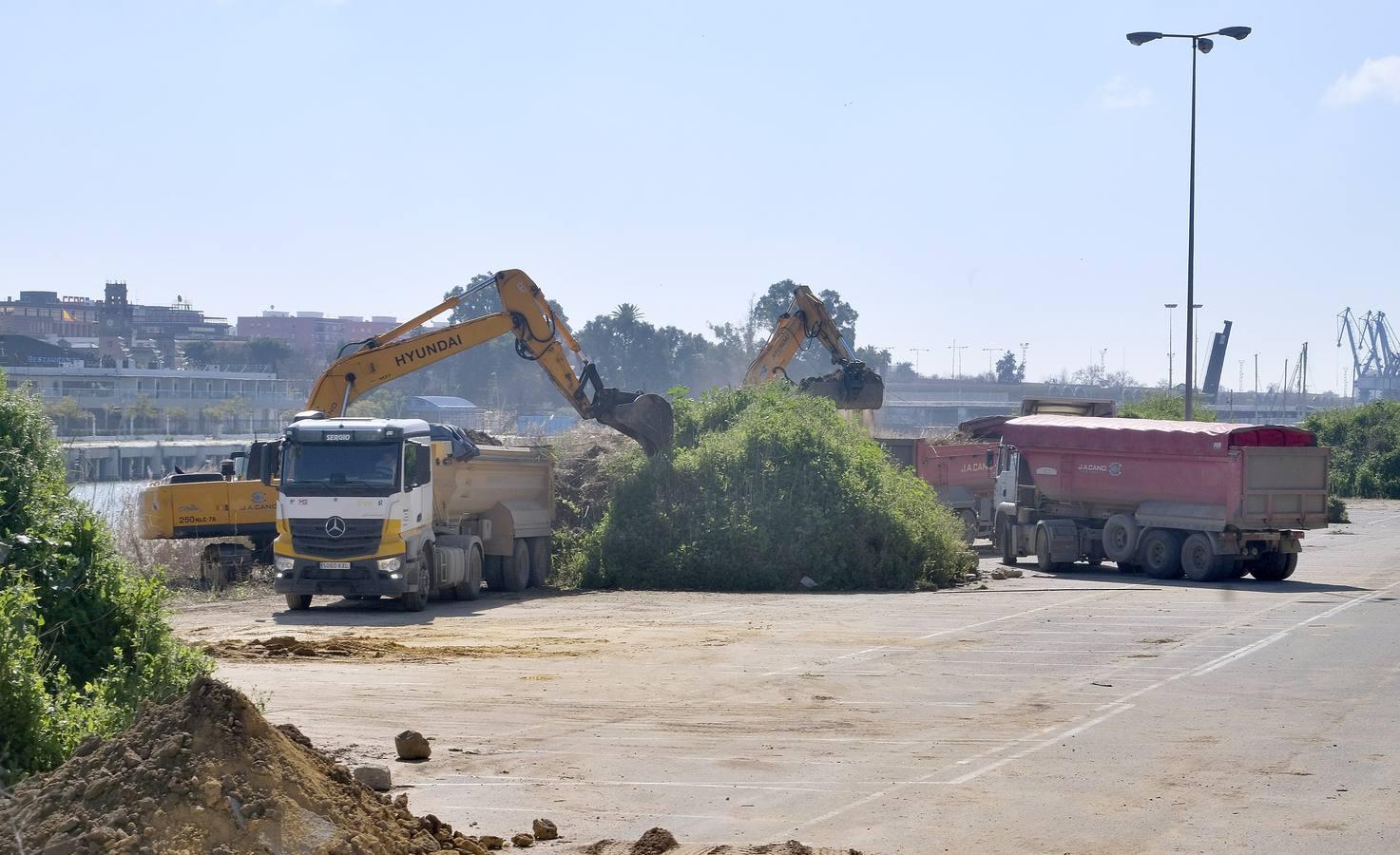 Comienzan las obras del Jardín de las Cigarreras y del quiosco de las Delicias