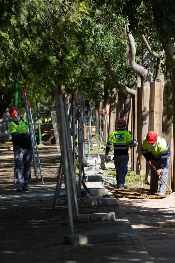 El alcalde visita las obras de Ronda de los Tejares