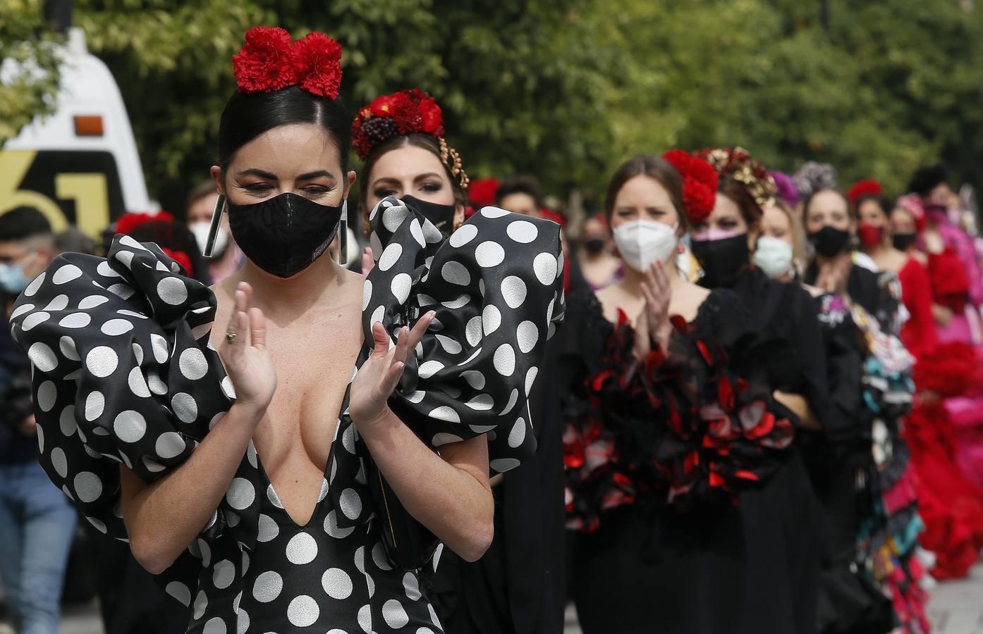 En imágenes, la moda flamenca solicita ayudas para sobrevivir a la pandemia