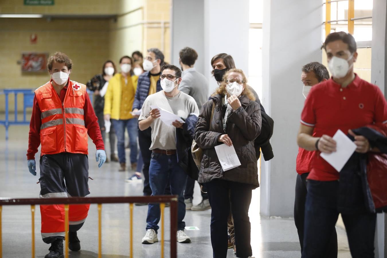 Vacunación contra el Covid de los docentes en Córdoba, en imágenes