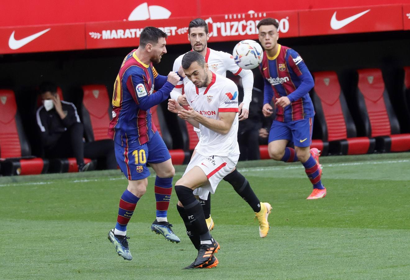 Las mejores imágenes del partido entre el Sevilla F.C. y el Barcelona