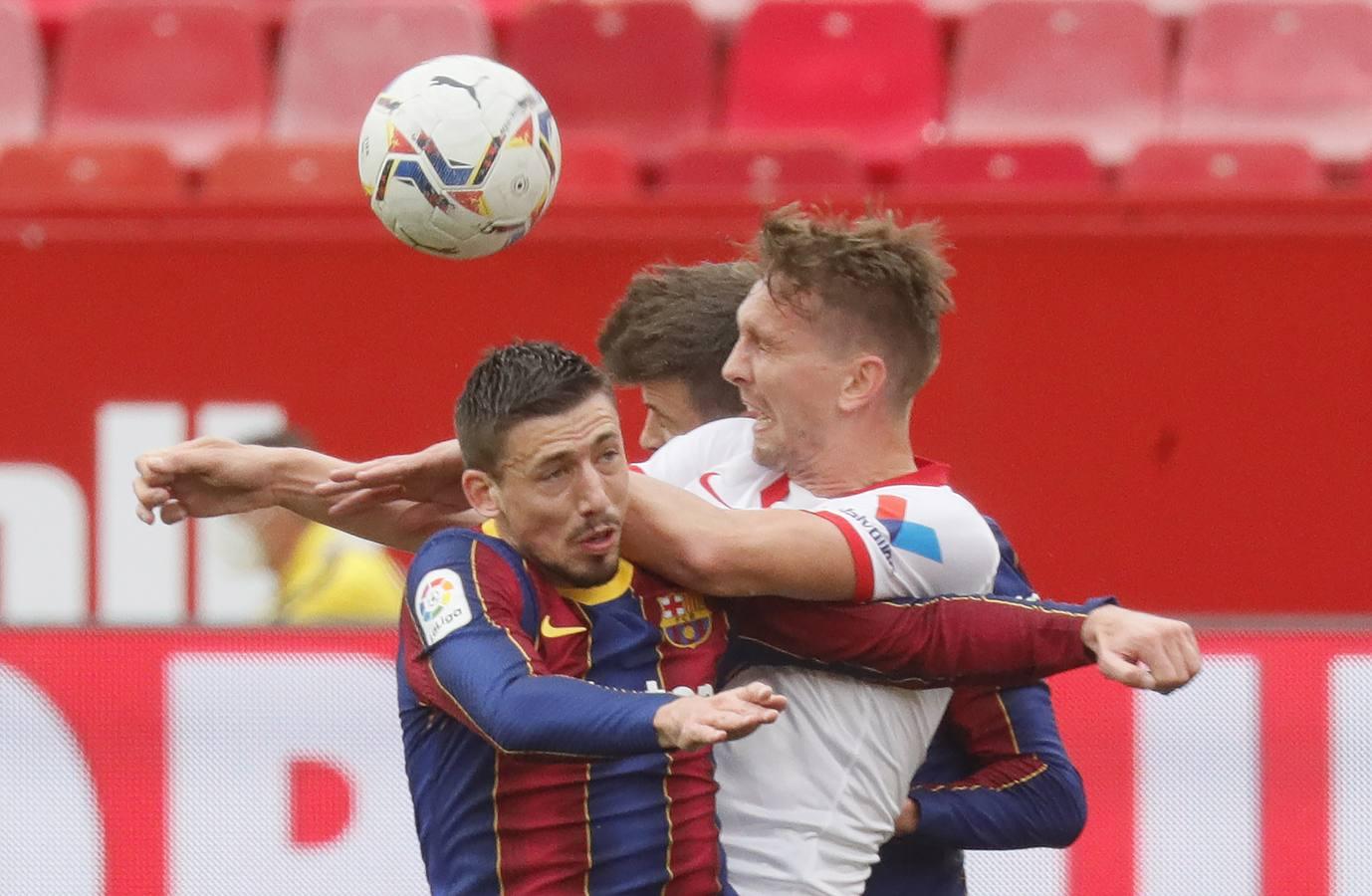 Las mejores imágenes del partido entre el Sevilla F.C. y el Barcelona