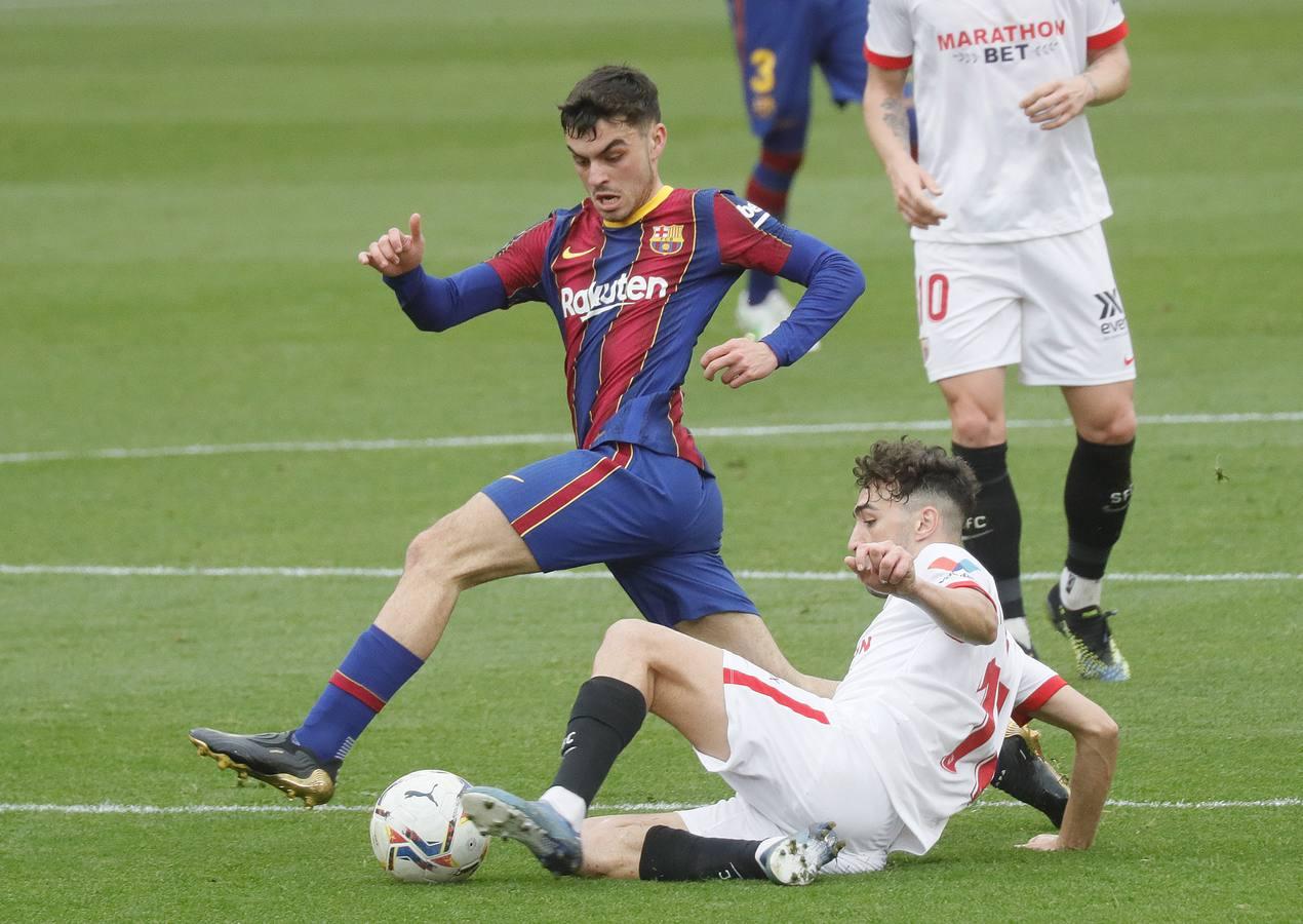 Las mejores imágenes del partido entre el Sevilla F.C. y el Barcelona