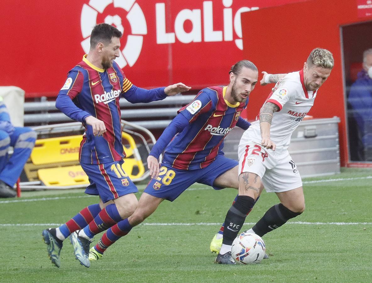 Las mejores imágenes del partido entre el Sevilla F.C. y el Barcelona