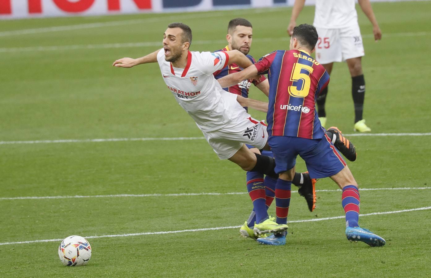 Las mejores imágenes del partido entre el Sevilla F.C. y el Barcelona