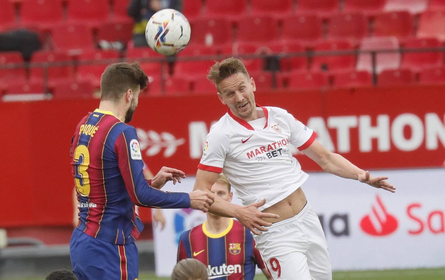 Las mejores imágenes del partido entre el Sevilla F.C. y el Barcelona