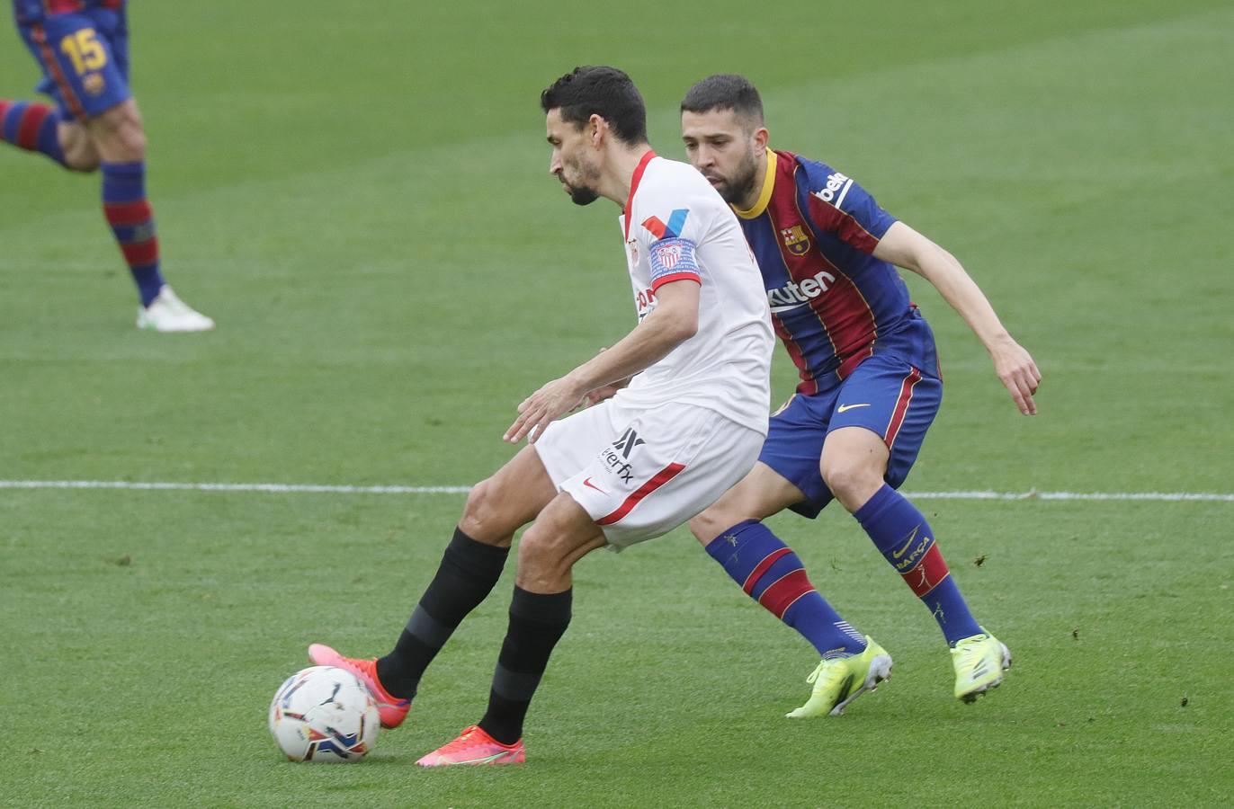 Las mejores imágenes del partido entre el Sevilla F.C. y el Barcelona