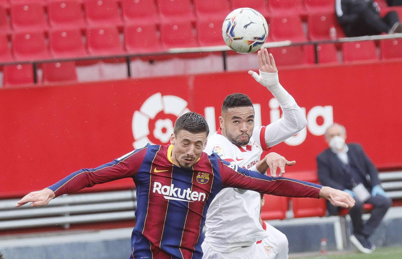 Las mejores imágenes del partido entre el Sevilla F.C. y el Barcelona