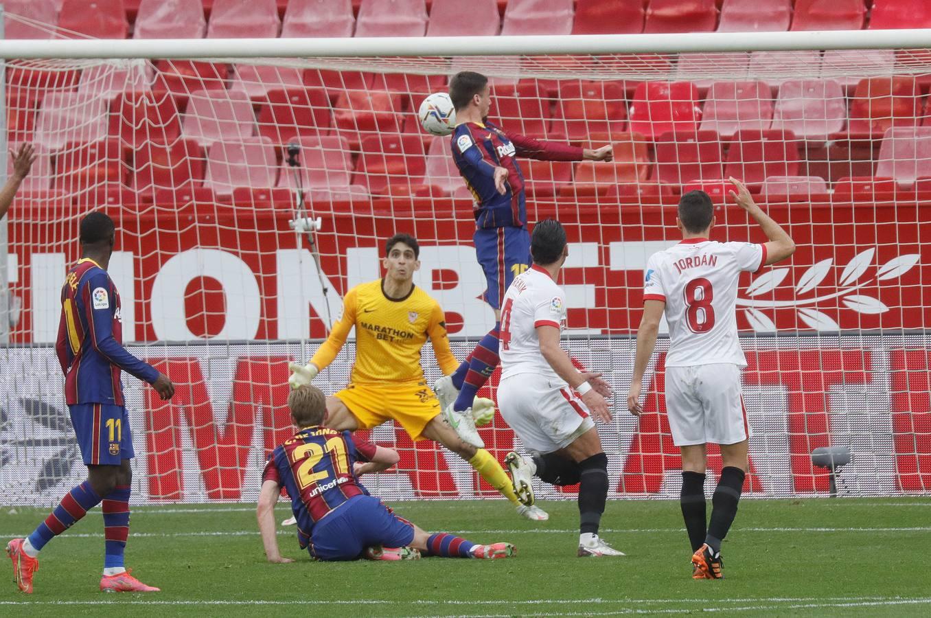 Las mejores imágenes del partido entre el Sevilla F.C. y el Barcelona